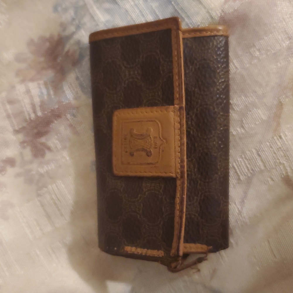 Celine Vintage Macadam Card Keyholder